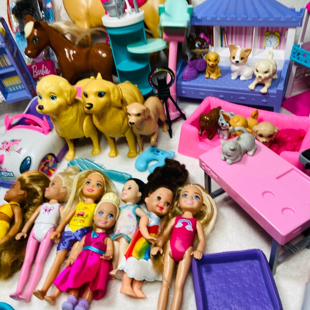 Barbie Baby Doll Lot Barbie Chelsea Doll Lot Barbie Nursery Toy - Picture 10 of 13